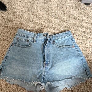 Abercrombie & Fitch Light Blue Jean Shorts